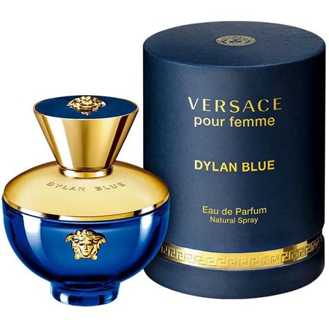 versace pour femme dylan blue eau de parfum natural spray|versace dylan blue perfume 100ml.